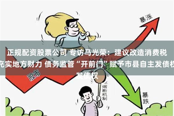 正规配资股票公司 专访马光荣：建议改造消费税充实地方财力 债务监管“开前门”赋予市县自主发债权