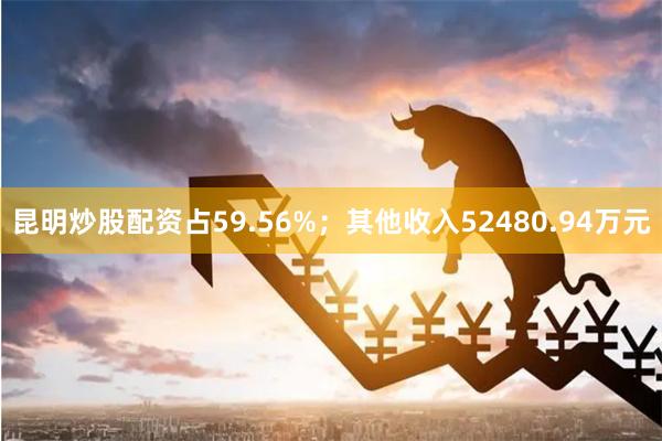 昆明炒股配资占59.56%；其他收入52480.94万元