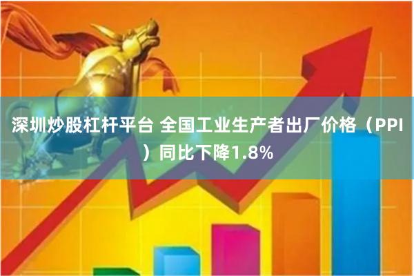 深圳炒股杠杆平台 全国工业生产者出厂价格（PPI）同比下降1.8%