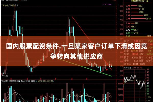 国内股票配资条件.一旦某家客户订单下滑或因竞争转向其他供应商