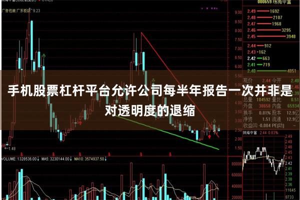 手机股票杠杆平台允许公司每半年报告一次并非是对透明度的退缩
