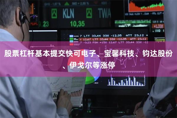 股票杠杆基本提交快可电子、宝馨科技、钧达股份、伊戈尔等涨停