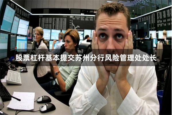 股票杠杆基本提交苏州分行风险管理处处长
